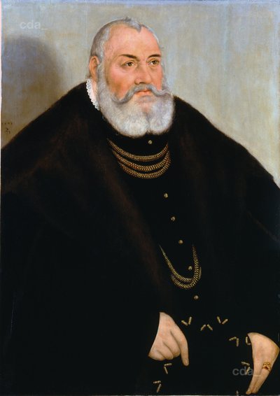 Portrait de Georges le Pieux de Brandebourg-Ansbach - Lucas Cranach the Younger