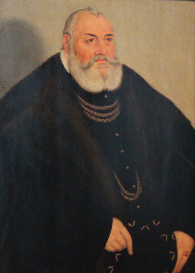Portrait de Georges le Pieux de Brandebourg-Ansbach - Lucas Cranach the Younger