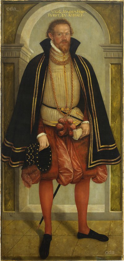 Portrait du prince Joachim Ernst von Anhalt (1536 - 1586) - Lucas Cranach the Younger