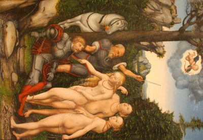 Le jugement de Paris - Lucas Cranach the Younger