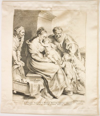 La Sainte Famille avec Saint Jean et Sainte Élisabeth - Lucas Emil Vorsterman