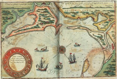 Côte de Prusse avec tous les ports et rivières de Memel à Heel - Lucas Janszoon Waghenaer