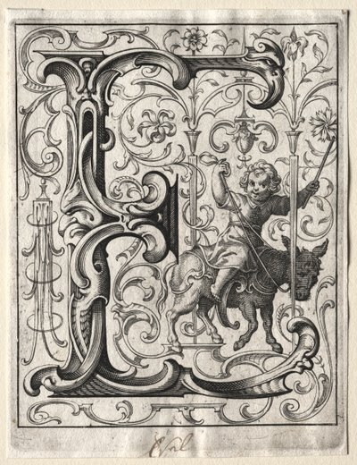 Nouveau livret ABC : E, 1627 - Lucas Kilian