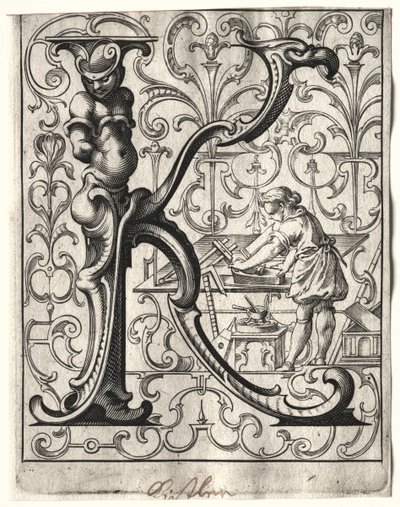 Nouveau livret ABC : K, 1627 - Lucas Kilian