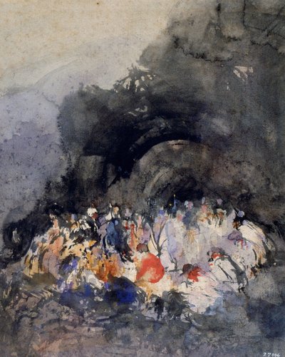 Groupe de figures - Eugenio Lucas Velázquez
