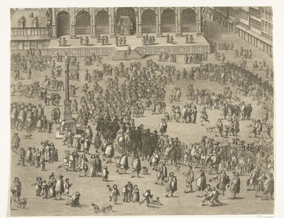 Proclamation à Gand de Charles II d