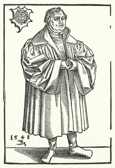Réformateur protestant allemand Martin Luther dans sa vie ultérieure - Lucas the Elder (after) Cranach