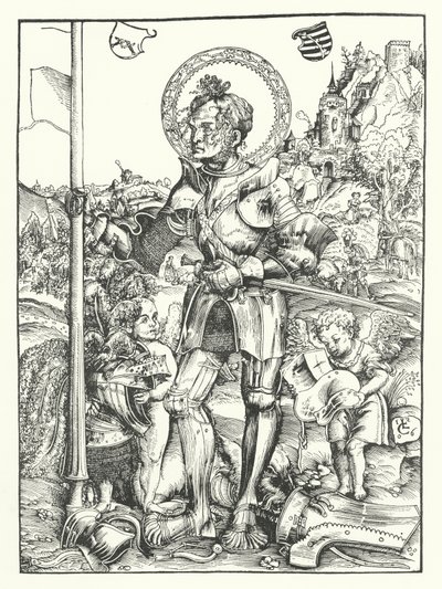 Saint Georges - Lucas the Elder (after) Cranach