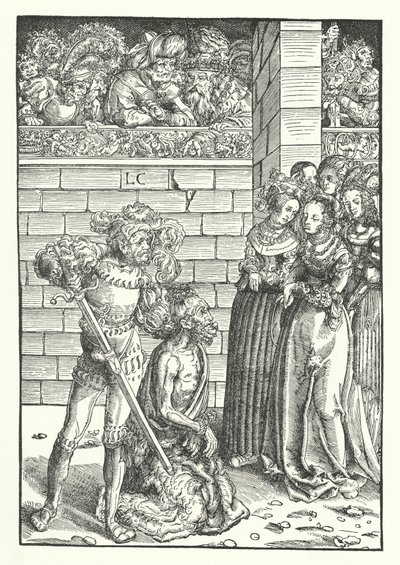 La décapitation de Saint Jean-Baptiste - Lucas the Elder (after) Cranach