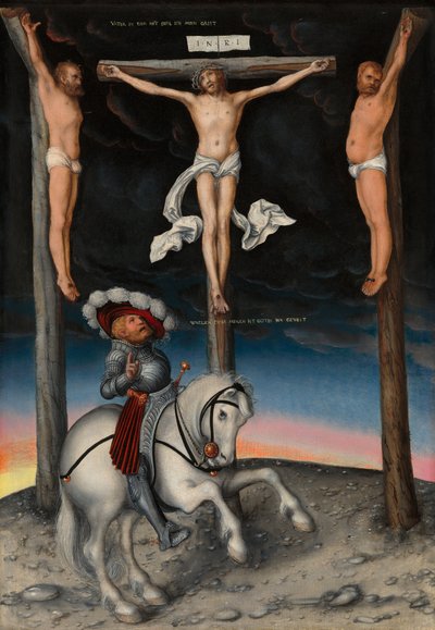 La Crucifixion avec le centurion converti - Lucas the Elder Cranach