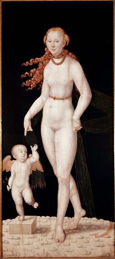 Vénus et Cupidon - Lucas the Younger Cranach