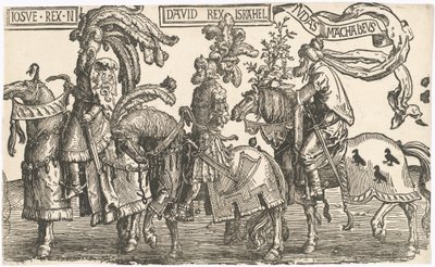 Josué, David, Judas Maccabée - Lucas van Leyden