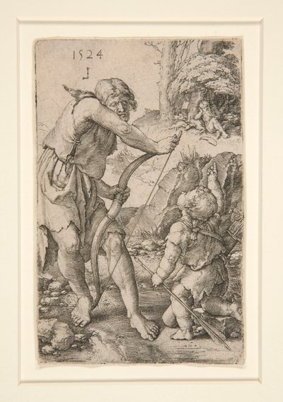 Lamech et Caïn - Lucas van Leyden