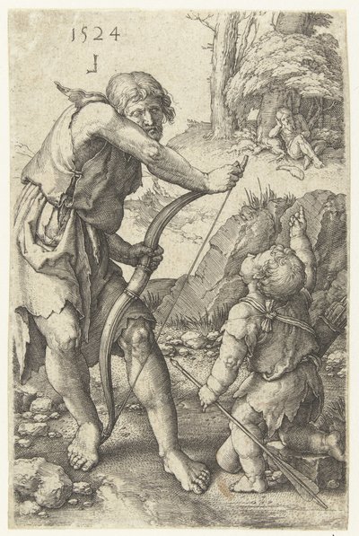Lamech et Caïn - Lucas van Leyden