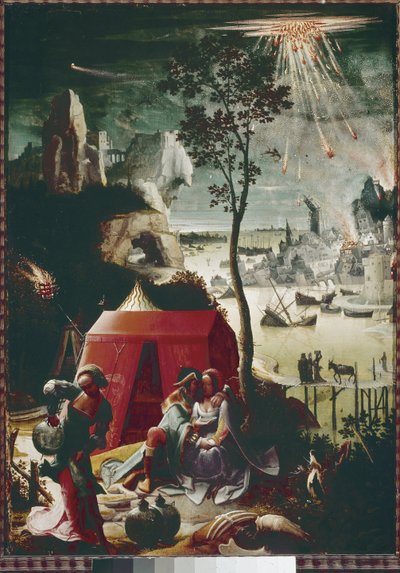 Loth et ses filles - Lucas van Leyden