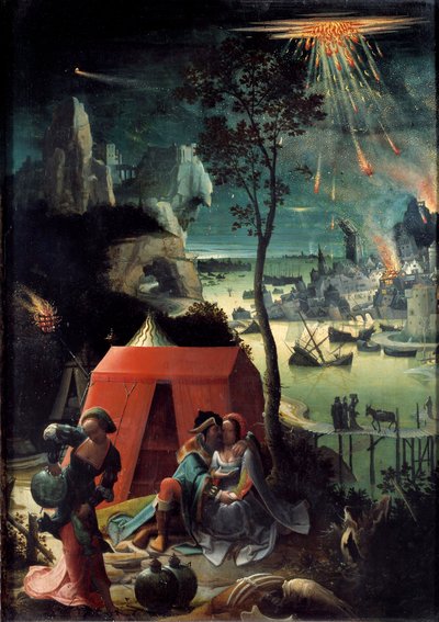 Loth et ses filles - Lucas van Leyden