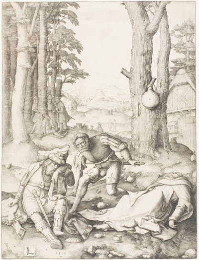 Mahomet et le moine Sergius - Lucas van Leyden