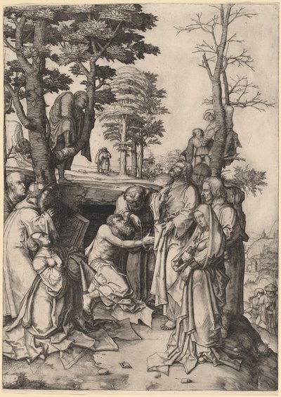 La résurrection de Lazare - Lucas van Leyden