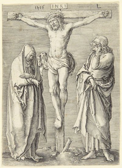 La Vierge et saint Jean au pied de la croix - Lucas van Leyden