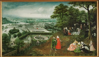 Paysage de printemps - Lucas van Valckenborch