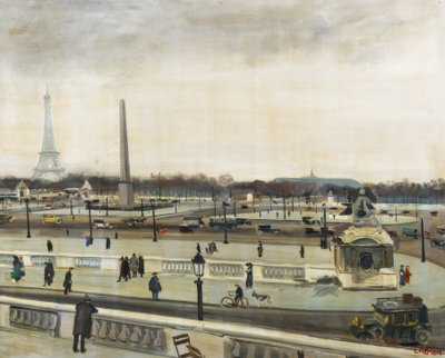Sans titre (Place de la Concorde) - Lucien Adrion