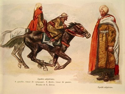 Spahis algériens pendant la Première Guerre mondiale - Lucien Hector Jonas