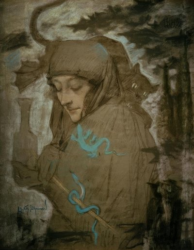 La sorcière - Lucien Levy-Dhurmer