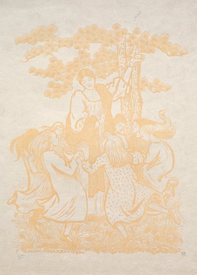 Illustration 25 : La Ronde, 1893 - Lucien Pissarro