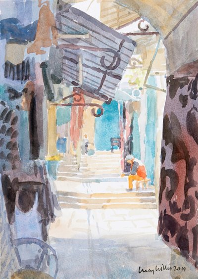 Marché des marches, Vieille Jérusalem - Lucy Willis