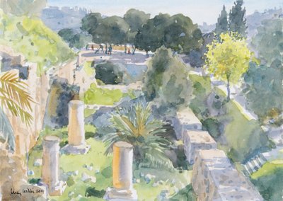 Colonnes romaines, Vieille Jérusalem - Lucy Willis