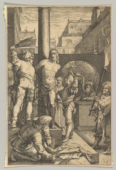 La flagellation, de La Passion du Christ, vers 1623 - Ludovicus Siceram