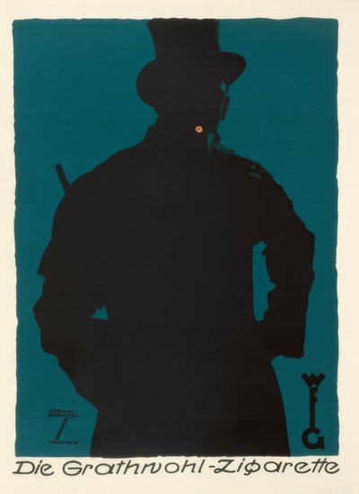 La cigarette Grathwohl - Ludwig Hohlwein