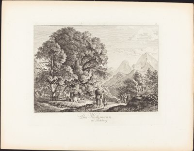 Der Watzmann - Ludwig Richter