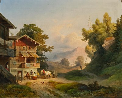 Ludwig Schuster Sieste de midi 1852 - Ludwig Schuster