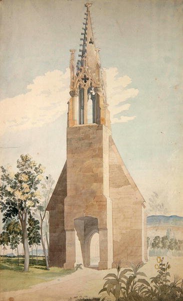 La chapelle gothique près de Witzenhausen - Ludwig Sigismund Ruhl