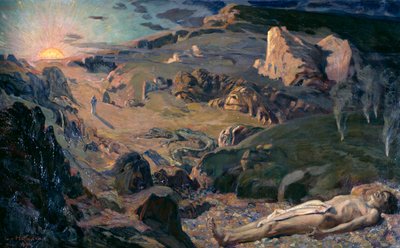 Vallée de la terreur - Ludwig von Hofmann