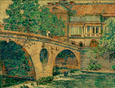 Pont du château de Weimar - Ludwig von Hofmann