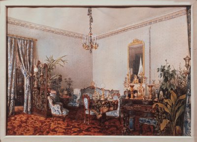 La salle de dessin dans la maison Varvara Obreskova - Luigi Premazzi
