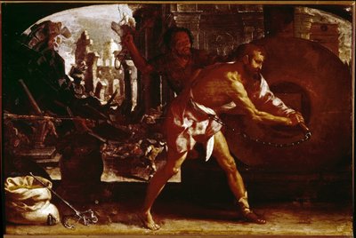 Samson et la meule - Luigi Miradori