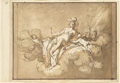 Junon assise sur les nuages - Luigi Brenta