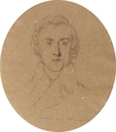 Portrait de Fryderyk Chopin - Luigi Calamatta