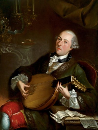 Portrait du compositeur Filippo Della Casa 1737-1810 - Luigi Crespi