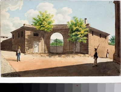 Vue de la place San Leonardo à Gênes - Luigi Garibbo