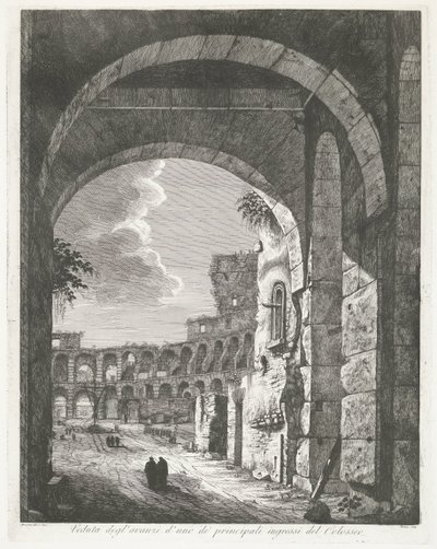 Le Colisée à Rome - Luigi Rossini