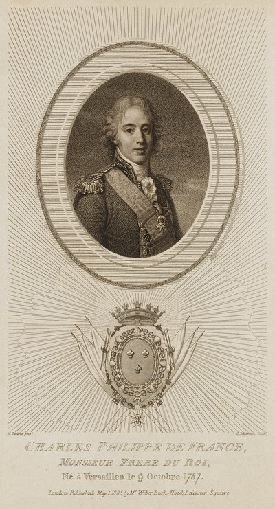 Charles Philippe de France - Luigi Schiavonetti