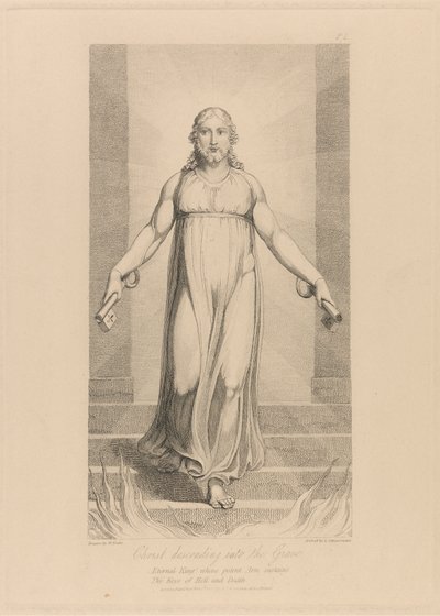 Christ descendant dans la tombe - Luigi Schiavonetti