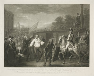 Lodewijk XVI bij het schavot - Luigi Schiavonetti