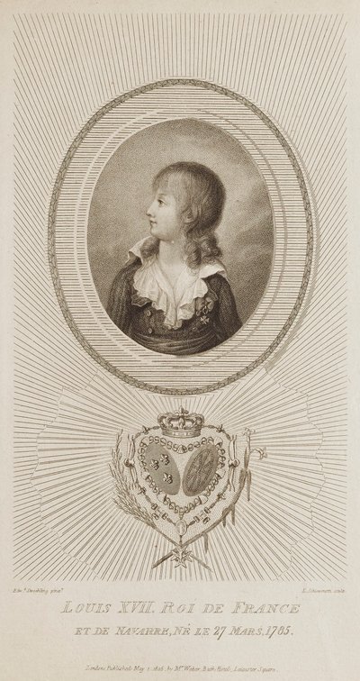Louis XVII, Roi de France - Luigi Schiavonetti
