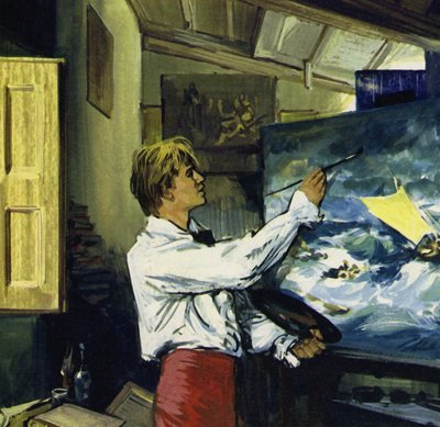 Turner a transformé les croquis de ses voyages au Pays de Galles et sur l