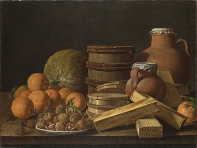Nature morte avec oranges et noix, 1772 - Luis Egidio Melendez